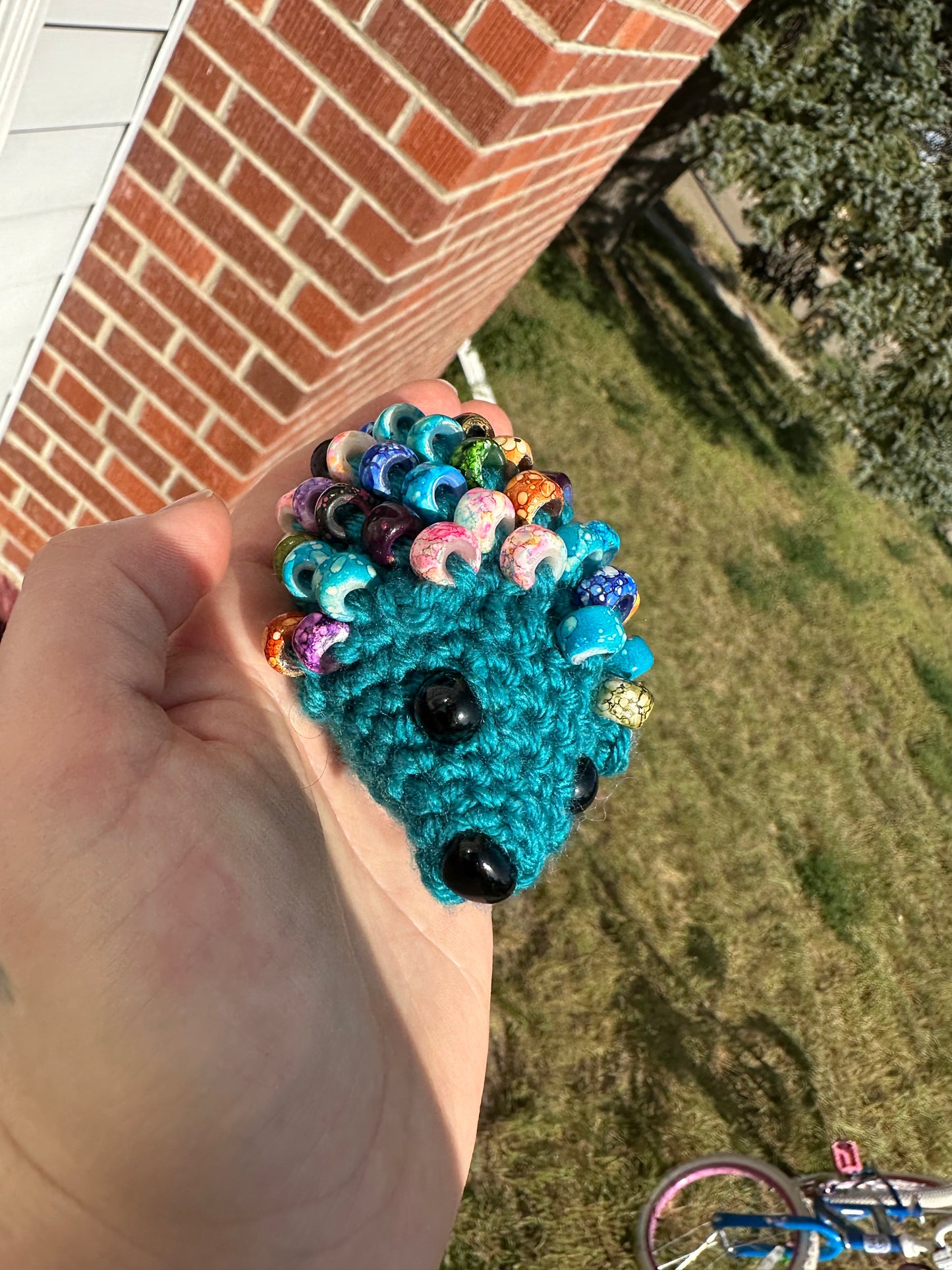 Teal Fidget Hedgehog
