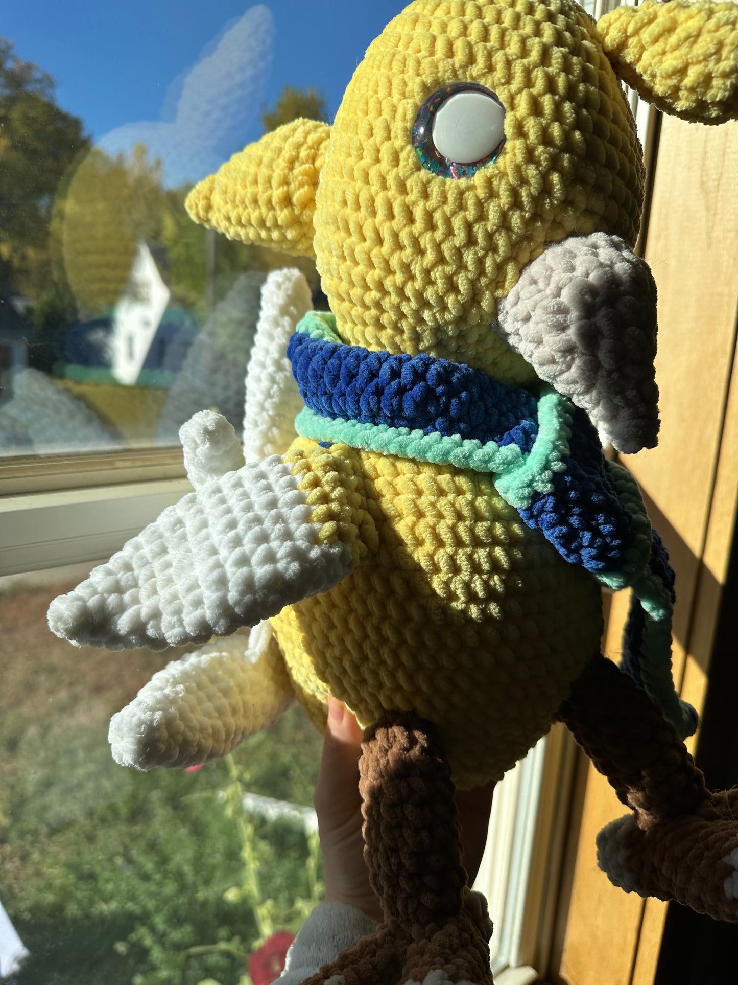 Giant Final Fantasy Chocobo with scarf