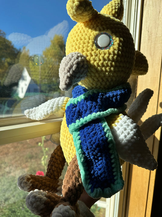 Giant Final Fantasy Chocobo with scarf